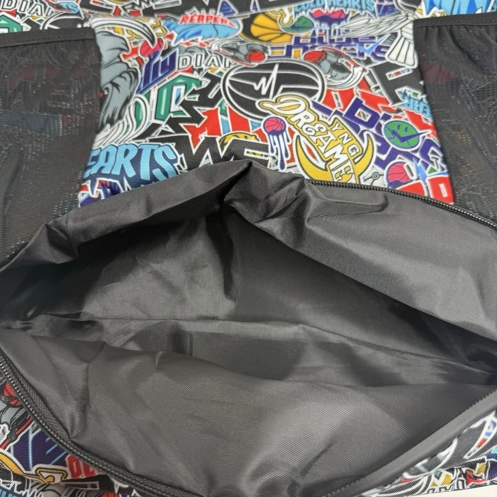 Overtime Elite Cinch Sports Drawstring Bag with Shoe Compartment - Team Mash
